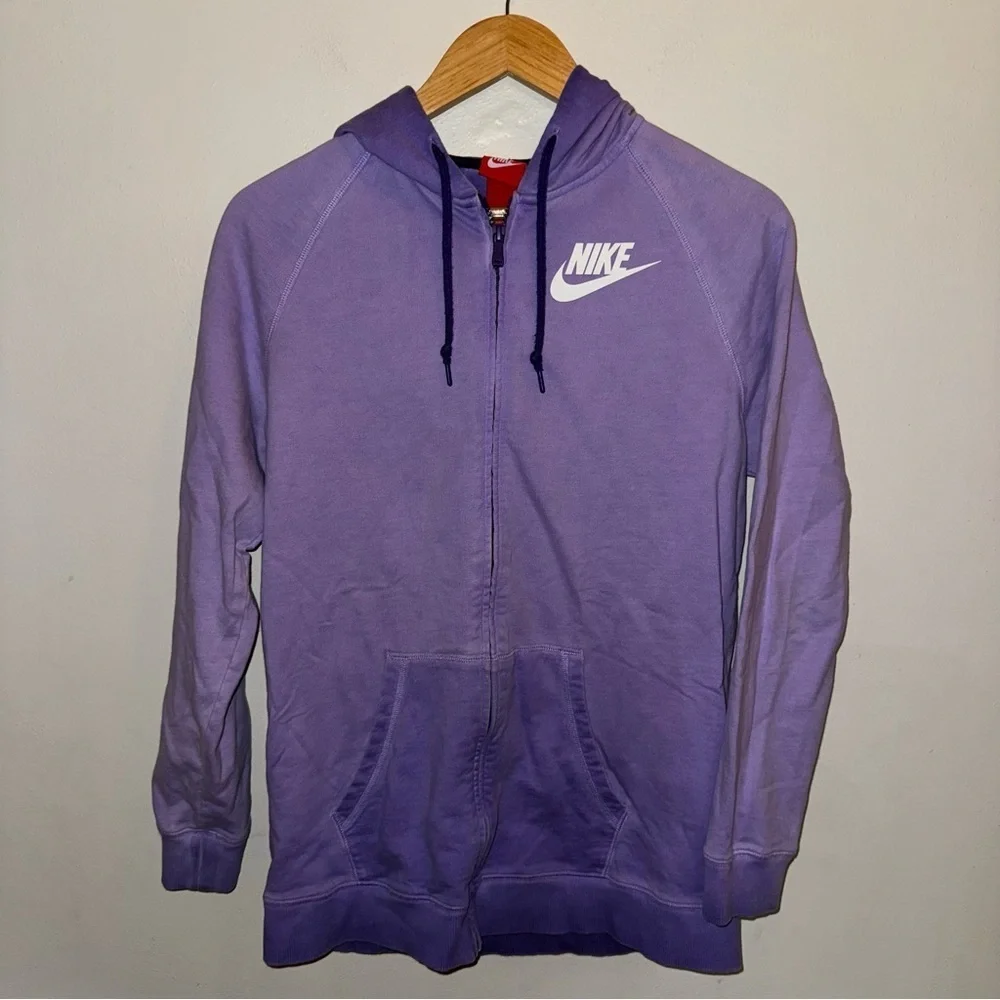 Nike Lavender Full Zip Up Hoodie Women’s Size Small
